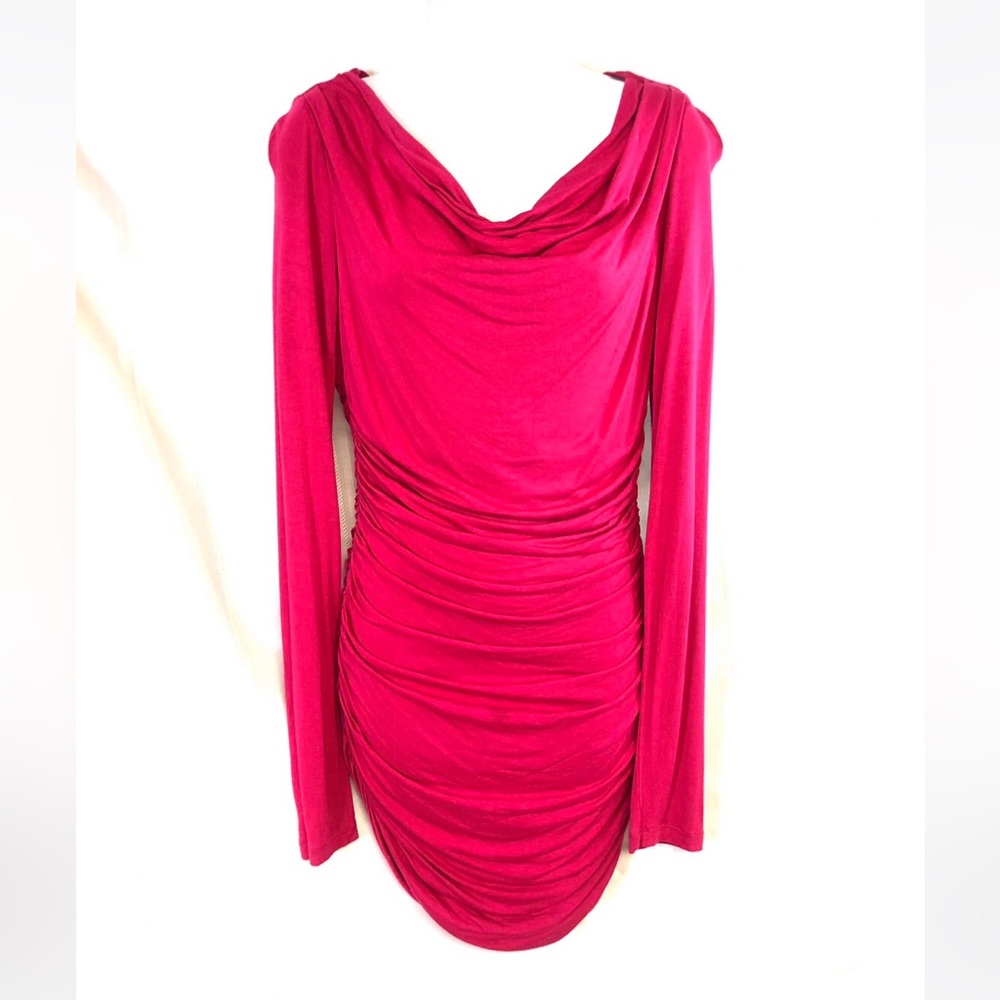 Forever 21 rose pink body con dress